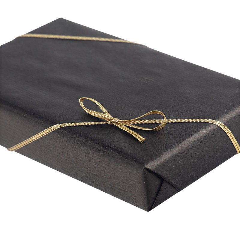 Sløjfe tekstil guld - 2