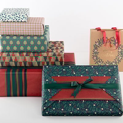 Gavepapir Mørkerød - 4