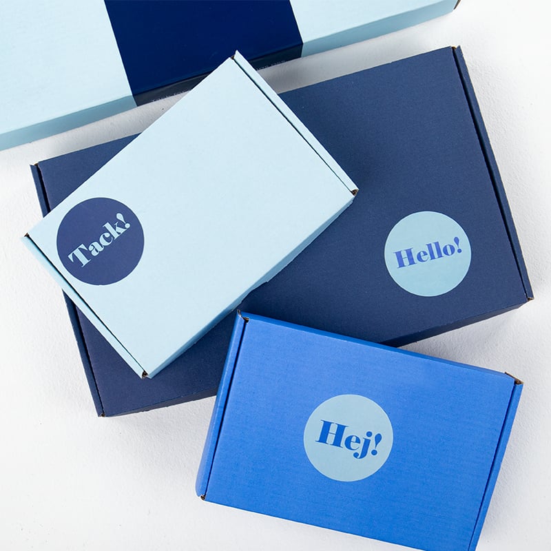 Lyseblå Postæske - 2