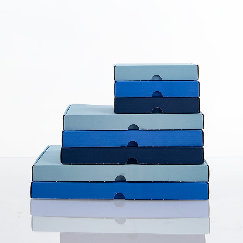 Mellemblå Postæske - 2