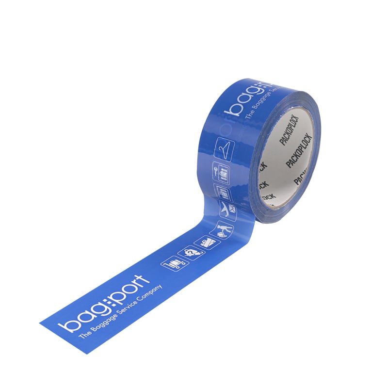 Pakketape PP hotmelt - indfarvet tape eller negativt tryk - 1