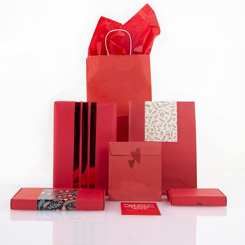 Gavepapir Moulin Rød - 2