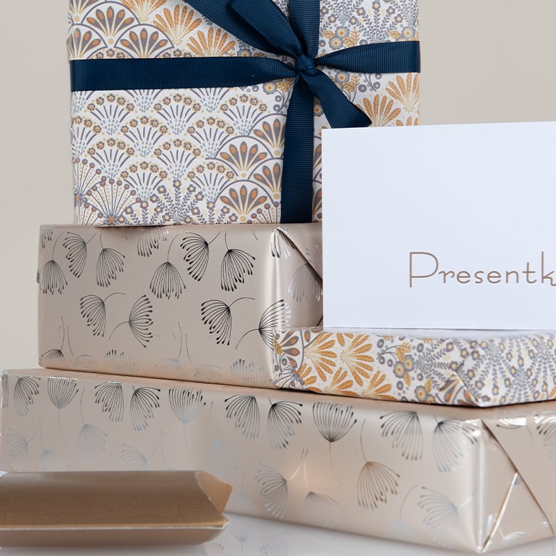 Gavepapir Metallic Flower - 2