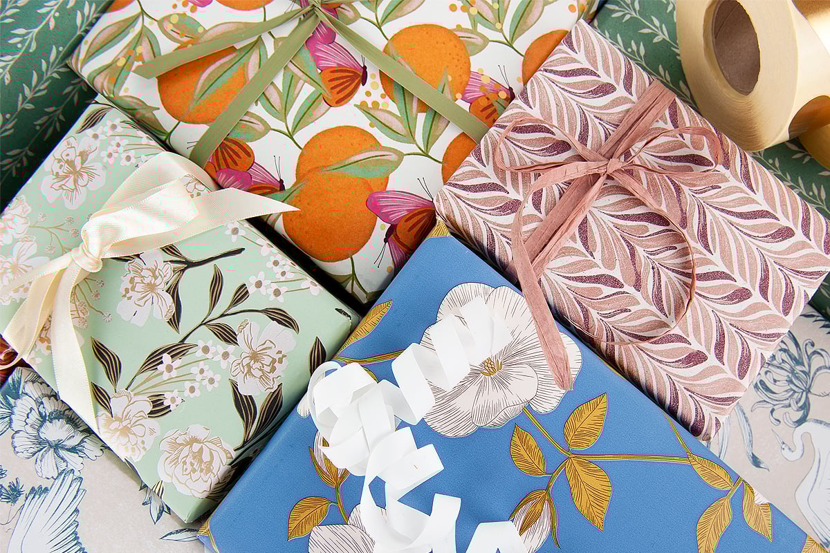 Gavepapir Amour green - 4