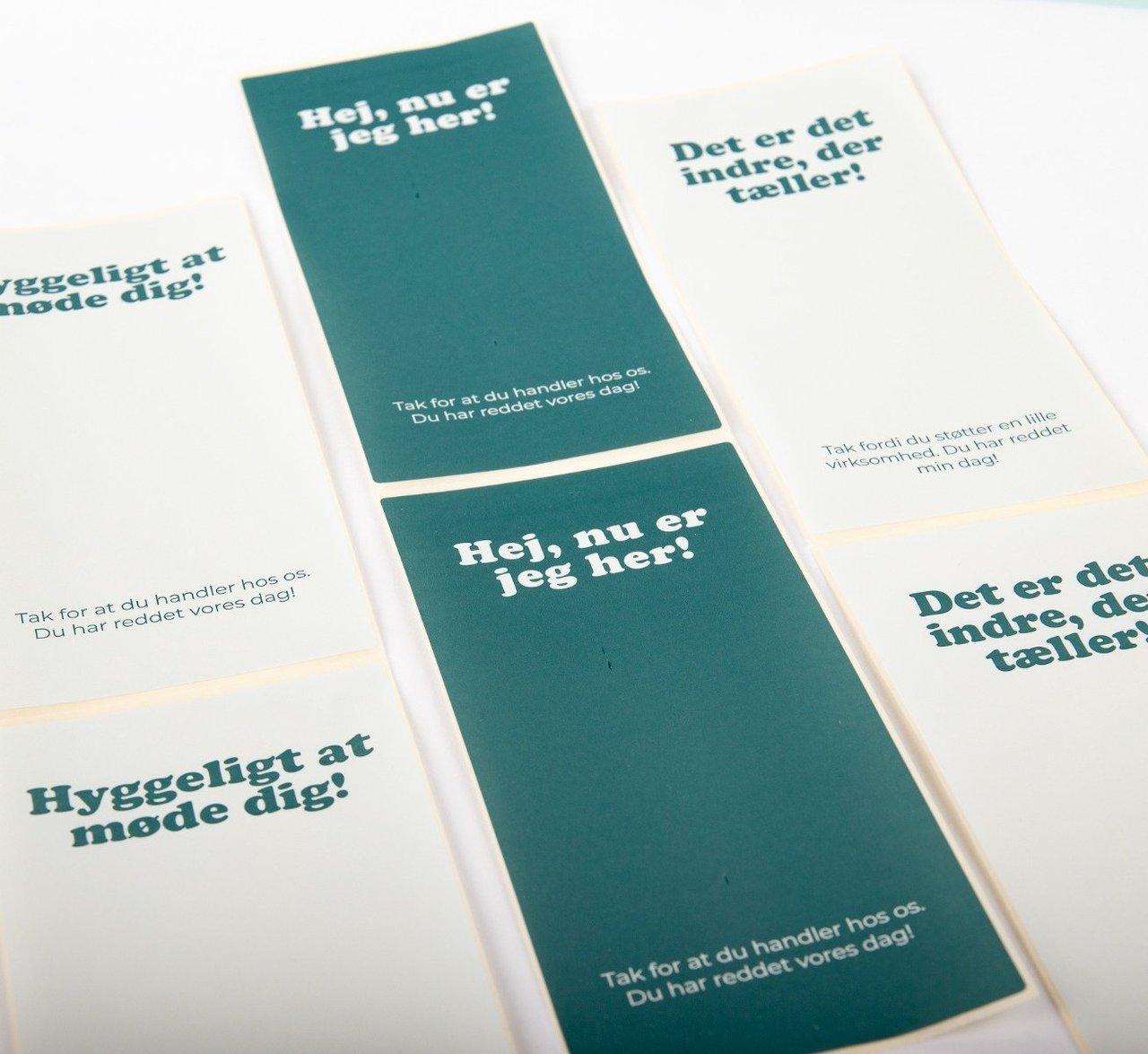 Etiket med tryk til lukning, lang - 3