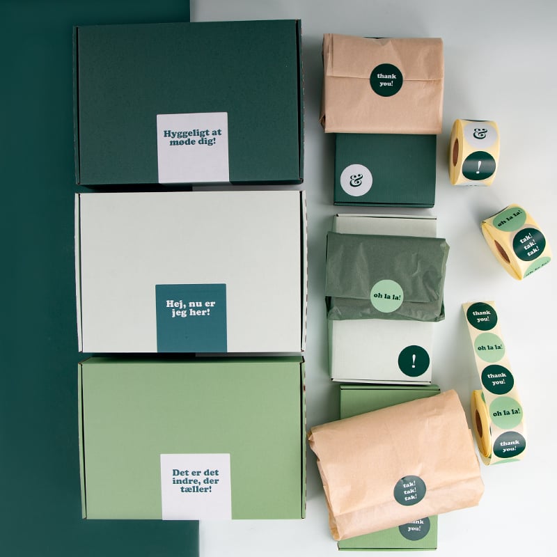 Etiket med tryk til lukning, lang - 2