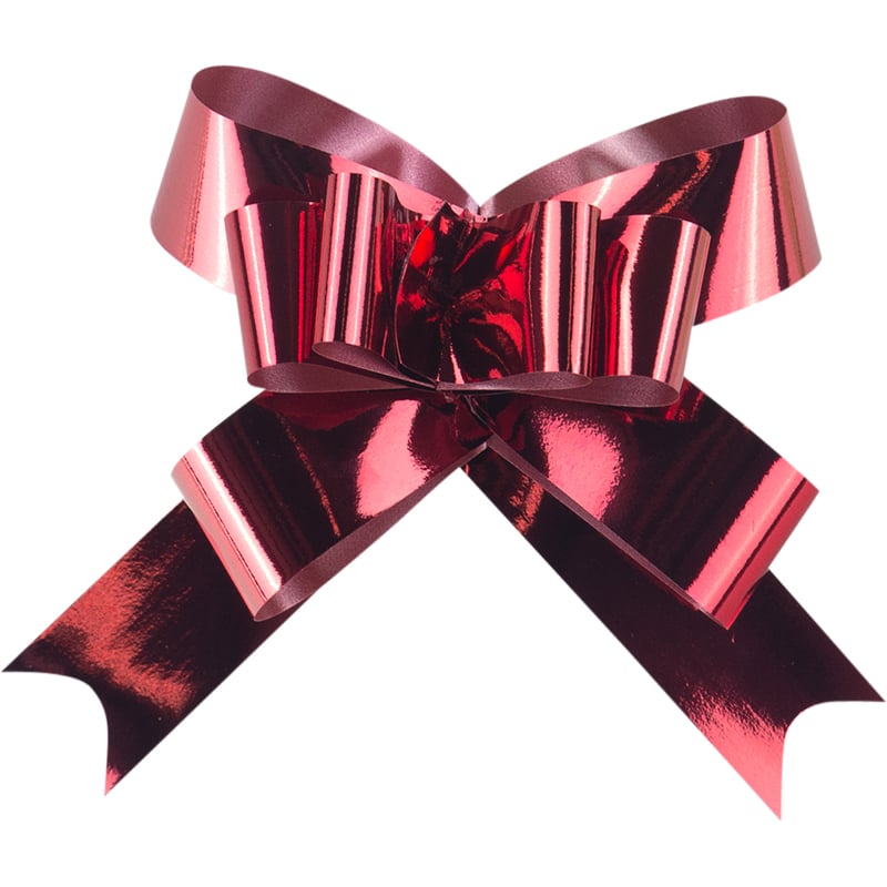 Træksløjfer metallic Bordeaux