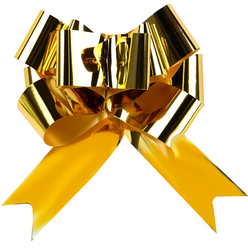 Træksløjfer metallic guld - 1
