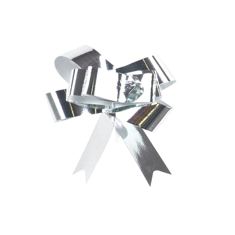 Træksløjfer metallic sølv - 1