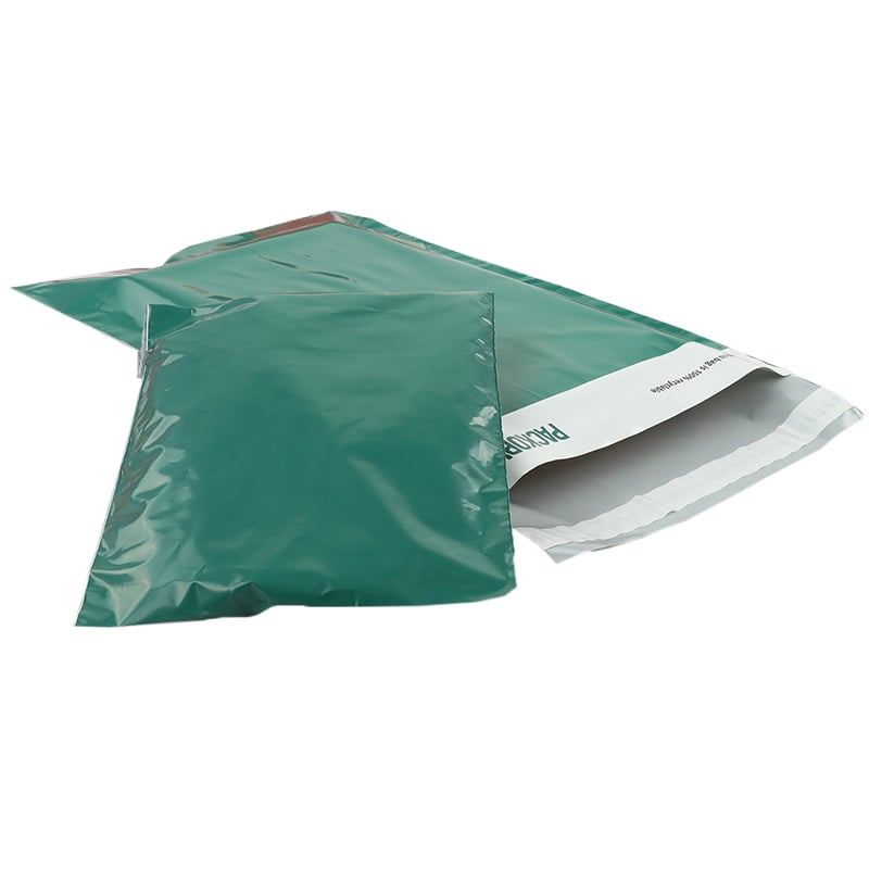 Grøn e-handelspose/postpose "Forest Green" - 1