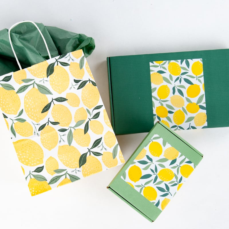 Lukkeetiket Lemon - 2