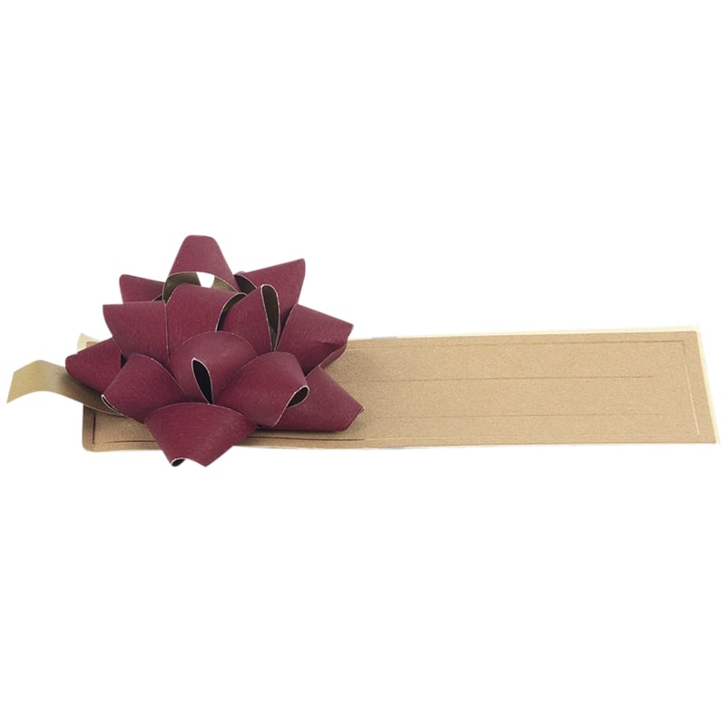 Roset papir Recycled etiket bordeaux - 3