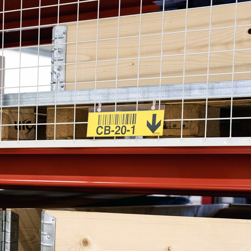 Etiketholder til trådhylde - 1