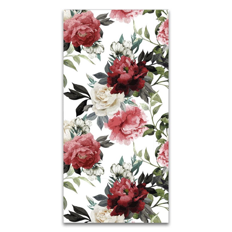 Lukkeetiket  Wild Bouquet hvid - 5