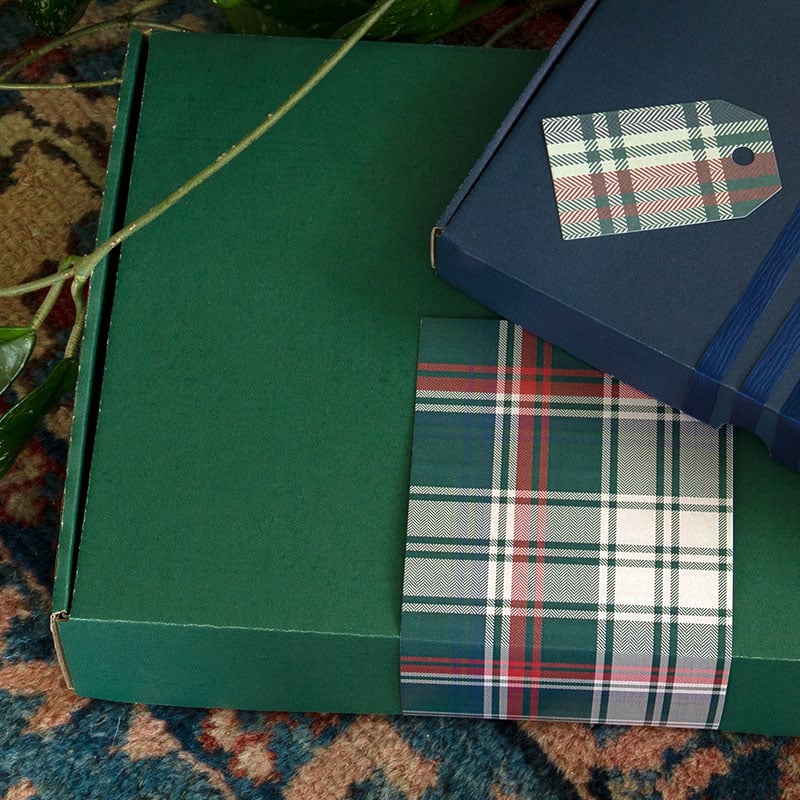 Lukkeetiket Tartan - 3