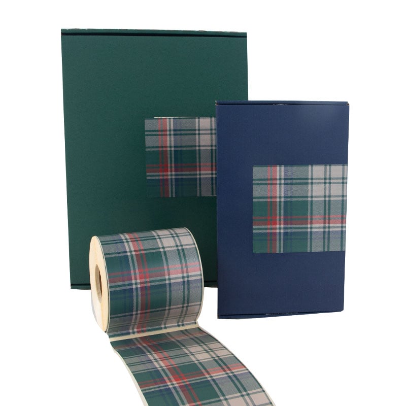 Lukkeetiket Tartan - 1