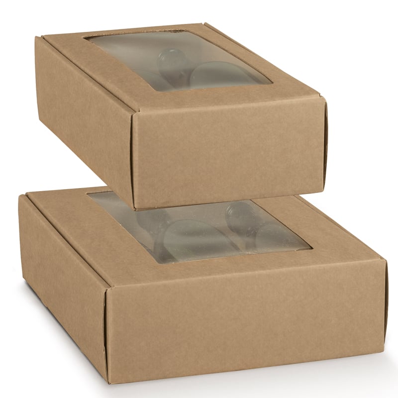 Flaskeæske med vindue landskab i natur - 1