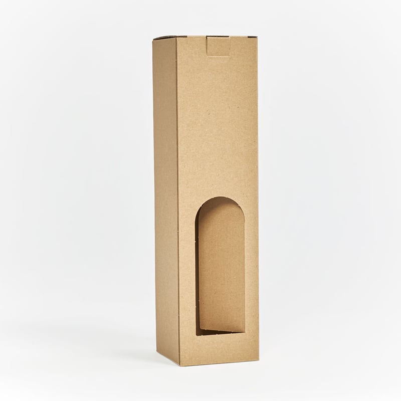 Gaveæske til flasker Natur fra 1 til 6 flasker - 1