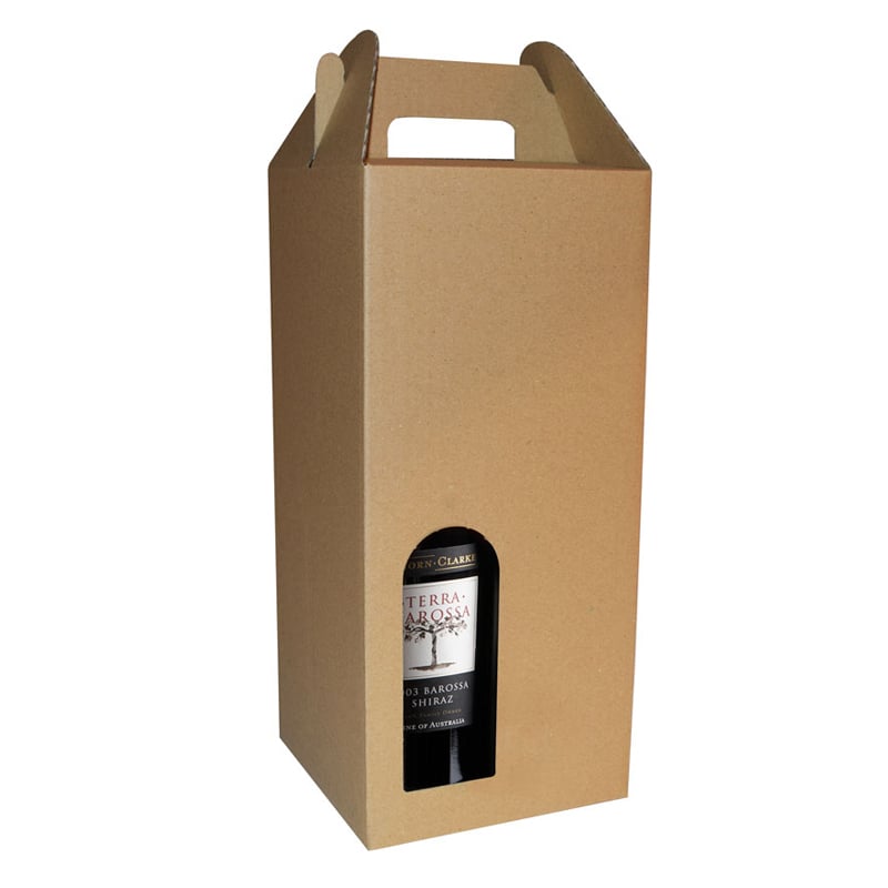 Gaveæske til flasker Natur fra 1 til 6 flasker - 4