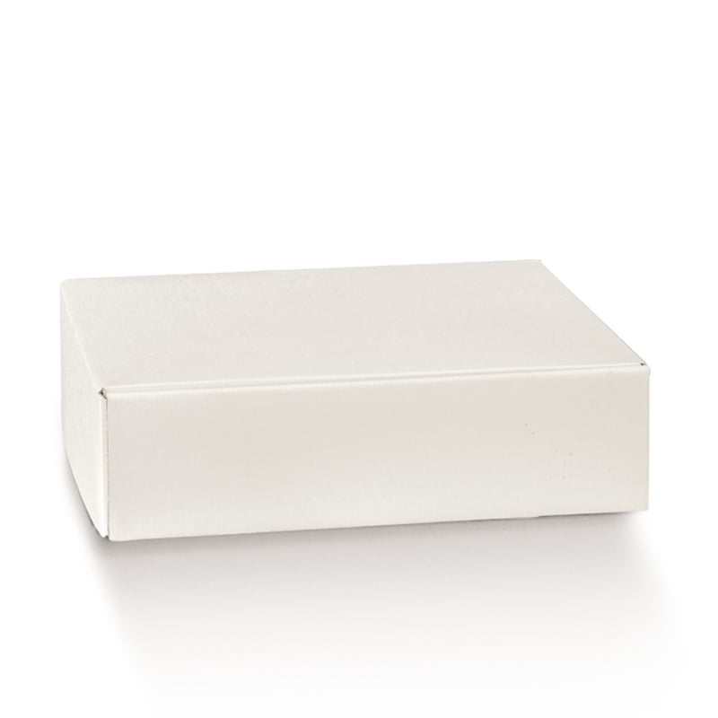 Flaskekasse hvid med linnedstruktur - 2