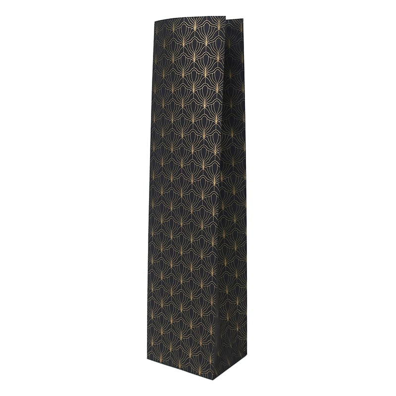 Flaskepose Modern sort/guld - 1