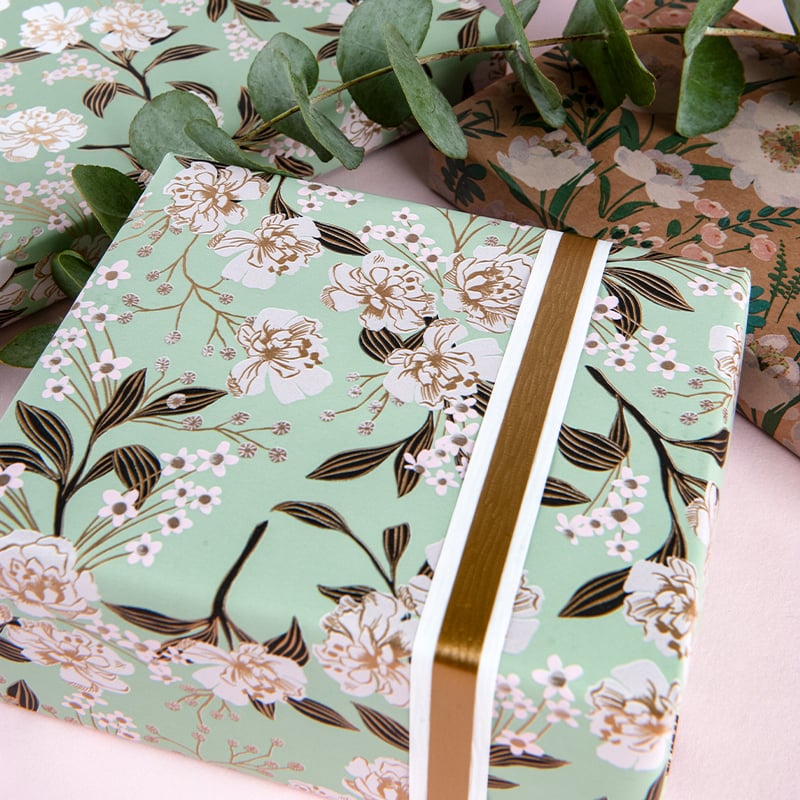 Gavepapir Amour green - 2