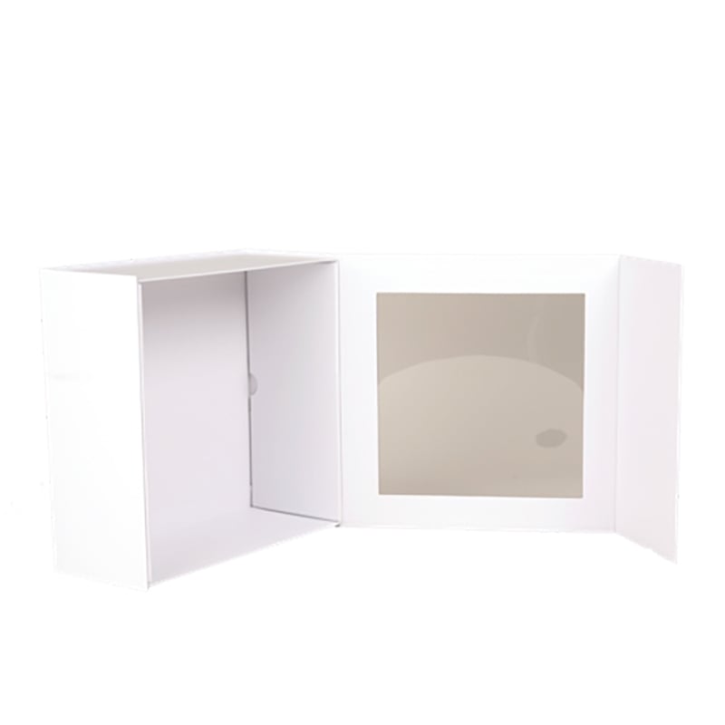 Gaveæske hvid med rude og magnetlukning - 2