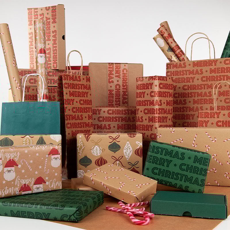 Flaskepose For X-mas Red - 2