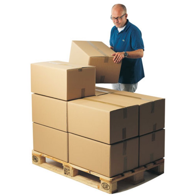 Palletilpassede papkasser - 1