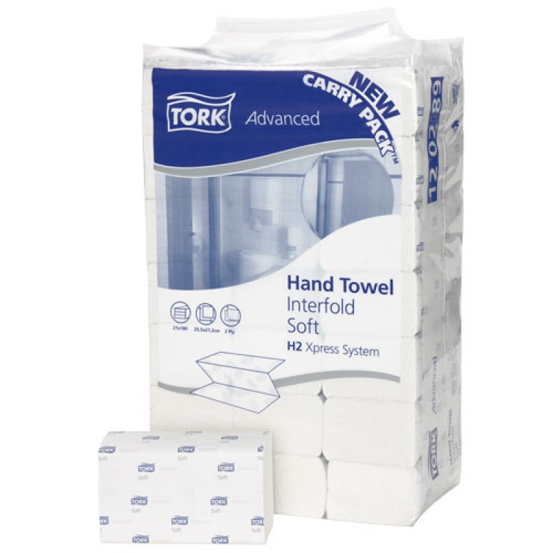 Tørrepapir Tork advanced soft H2 - 3