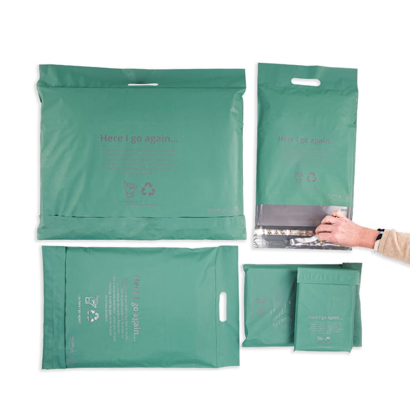 E-handelspose i genbrugsplast - 1