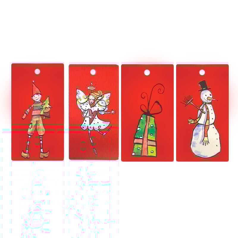 Hængemærke Pixi rød 4 motiver assorteret - 2