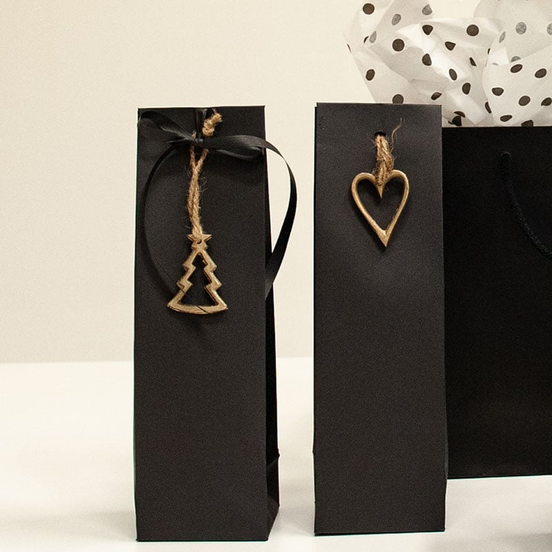 Dekorations Hjerte Guld - 4