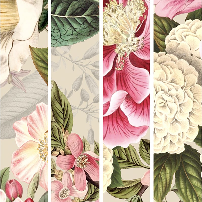 Gavepapir Box kons. Kew Garden 25stk.