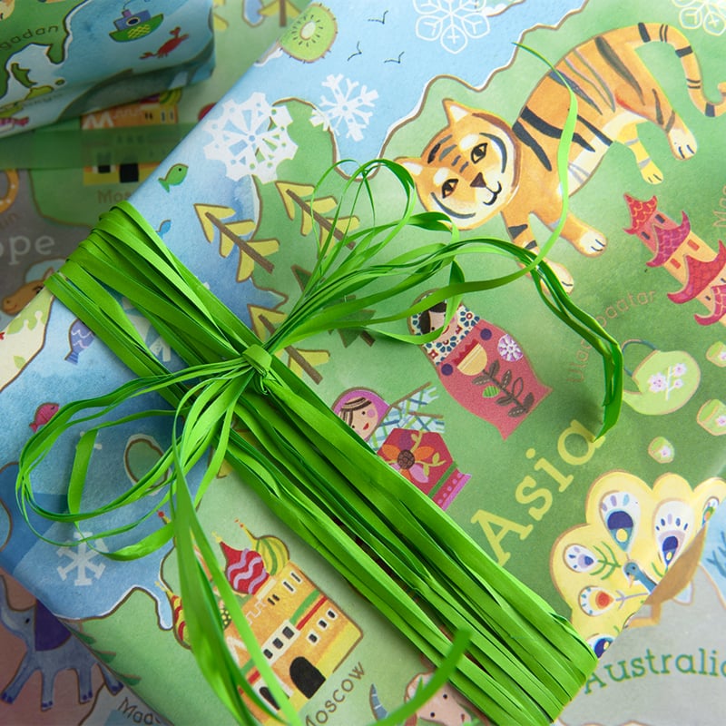 Gavepapir Kids Map - 5