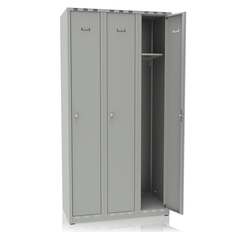 Garderobeskab 900 mm 3 døre - 5