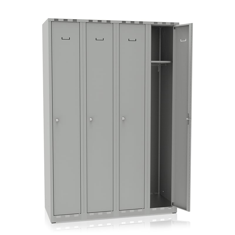 Garderobeskab 1200mm 4 døre - 3