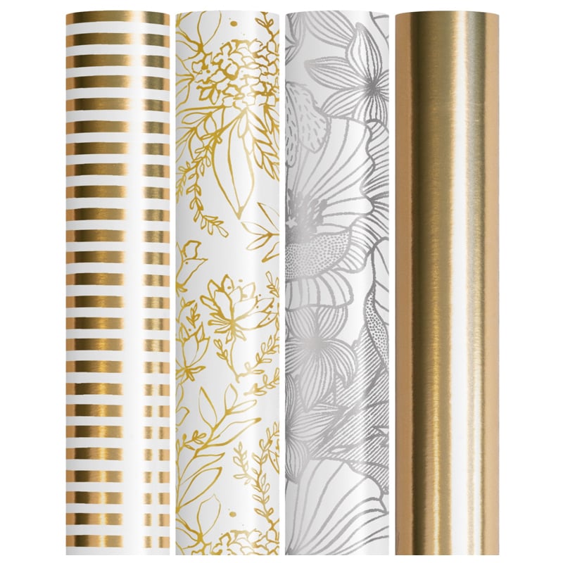 Gavepapir Box kons. Metallic mix 25 stk.