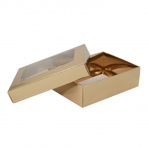 Æsker med låg Sober rude guld - 1