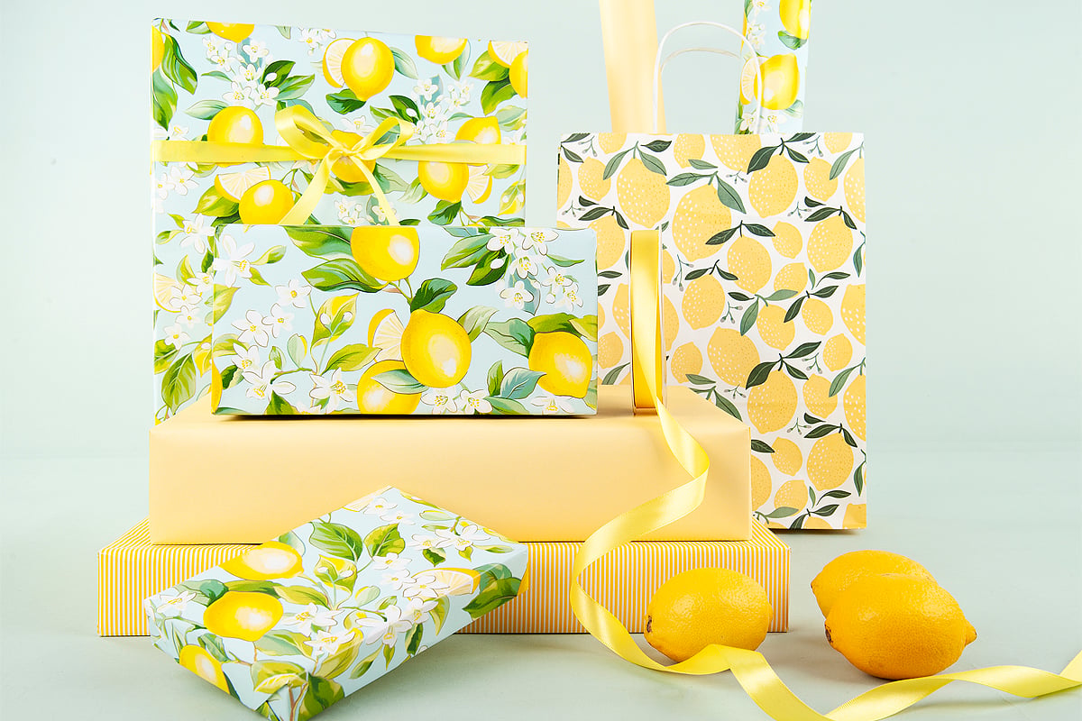 Papirbærepose Lemons - 4
