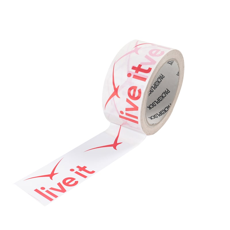 Pakketape PVC - hvid, brun og transparent - 1