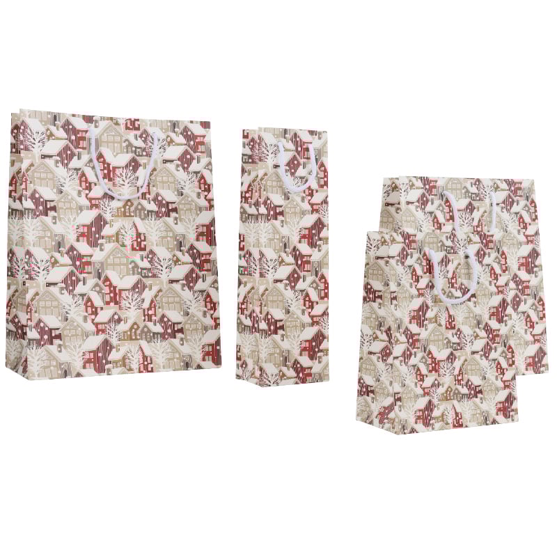 Luksuspose Village in red - 1