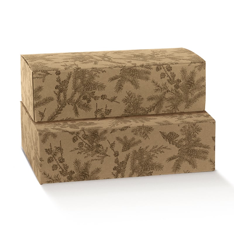 Gaveæske/flaskeæske Magic Forest natur inkl. indsats