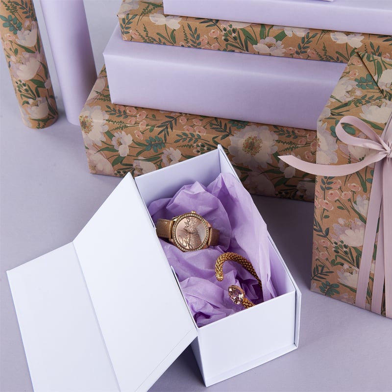 Gaveæske Hvid Luksus magnetæske - 2