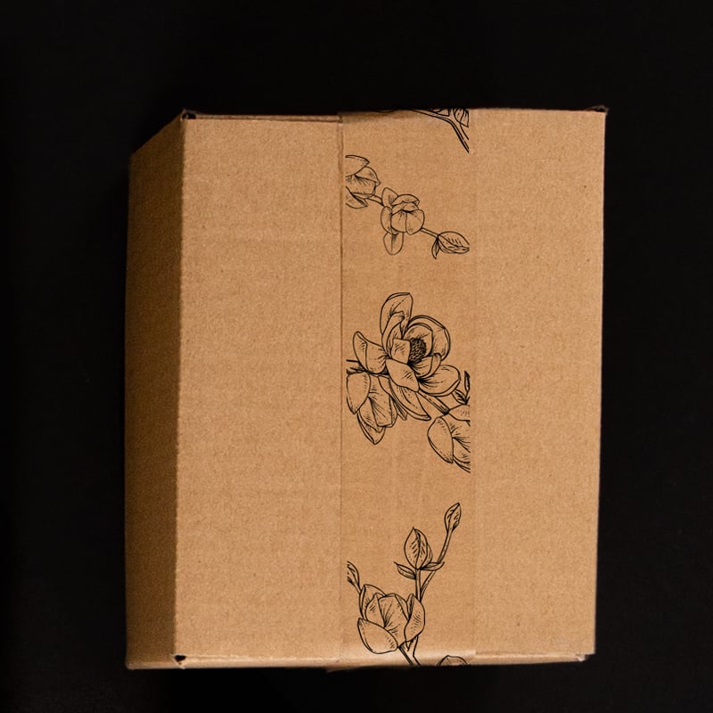 Pakketape papir Magnolia - 2
