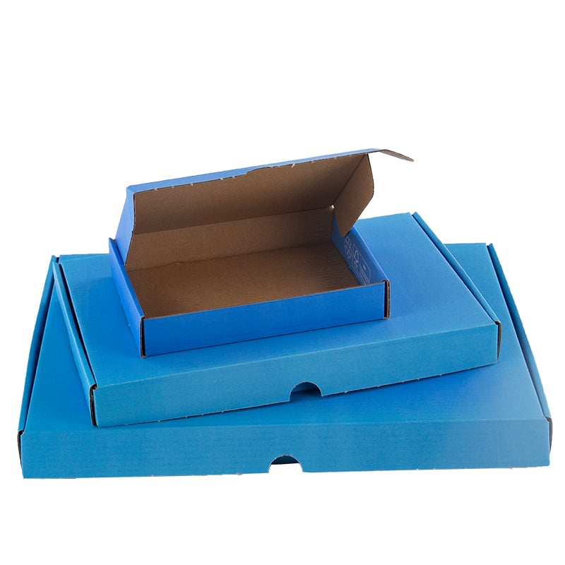 Mellemblå Postæske - 1