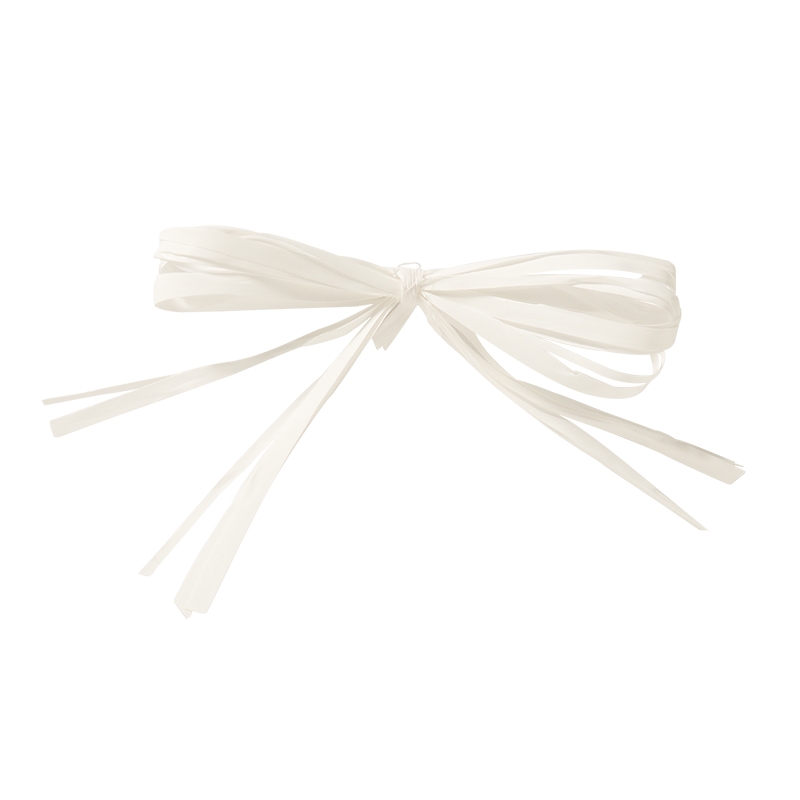 Gaveroset raphia white - 1