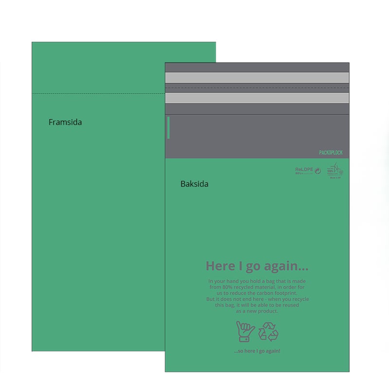 E-handelspose i genbrugsplast - 7