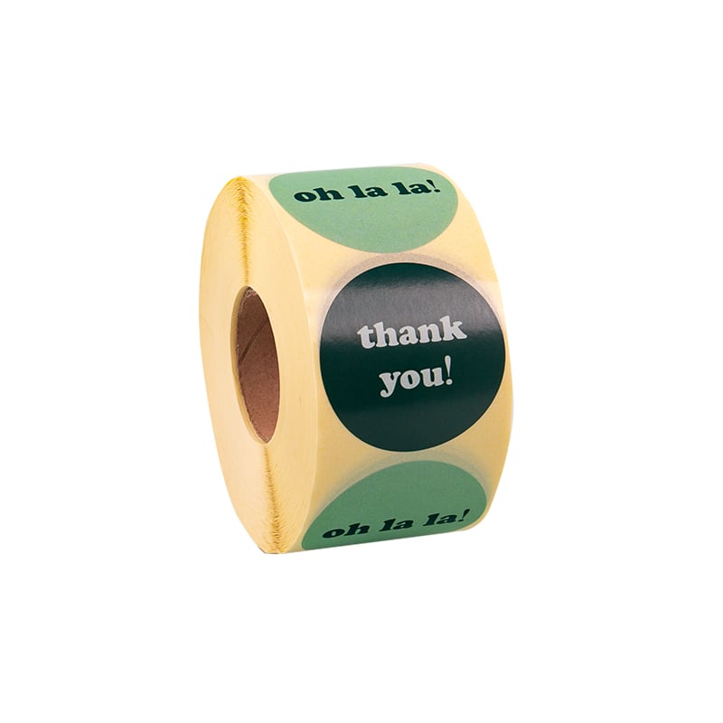 Etiket Oh la la / Thank you Fair green - 2
