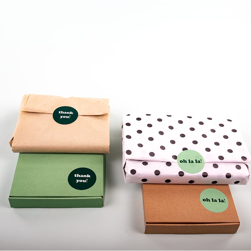 Etiket Oh la la / Thank you Fair green - 3